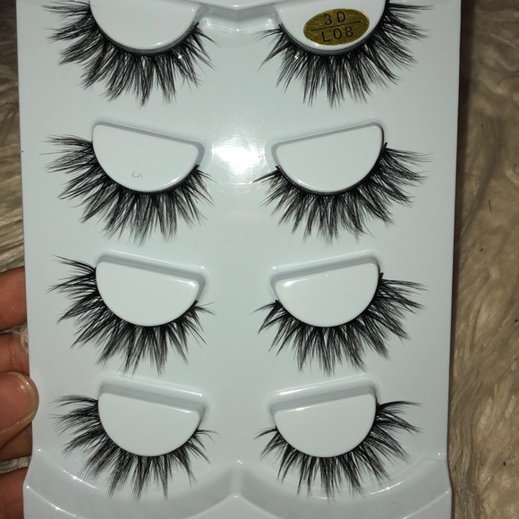 Mink eyelashes (pack of 5) - Picture 2 of 3